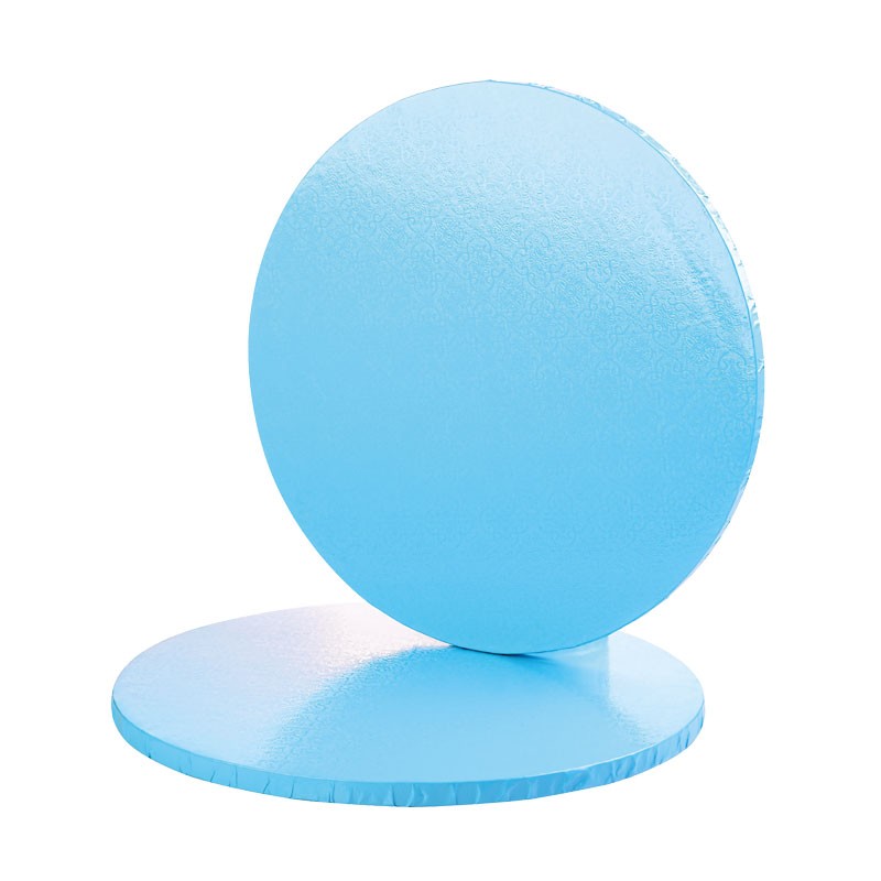 Podnos hrubý modrý kruh 40cm