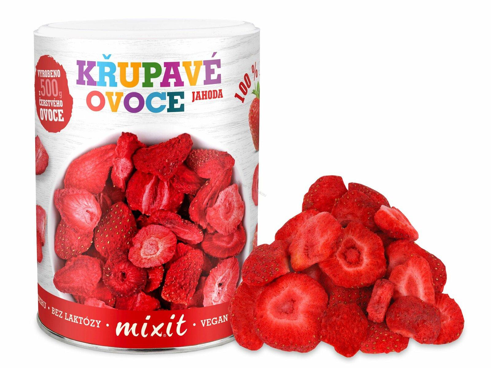 Mixit - Chrumkavé ovocie jahoda 50g