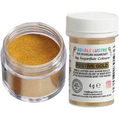 Prachová farba Festive Gold 4g