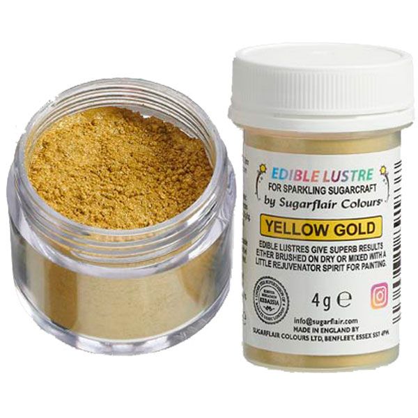 Prachová farba Yellow gold 4g