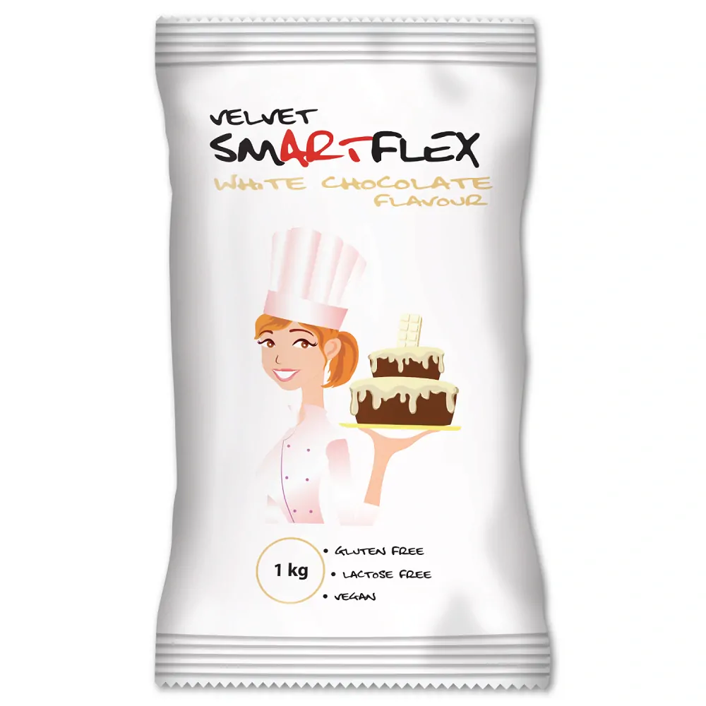 Smartflex VELVET 1kg - biela čokoláda