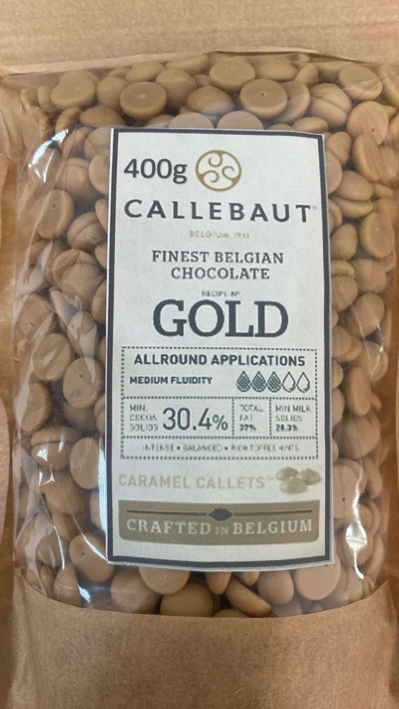 Čokoláda CALLEBAUT Gold karamelová 400g