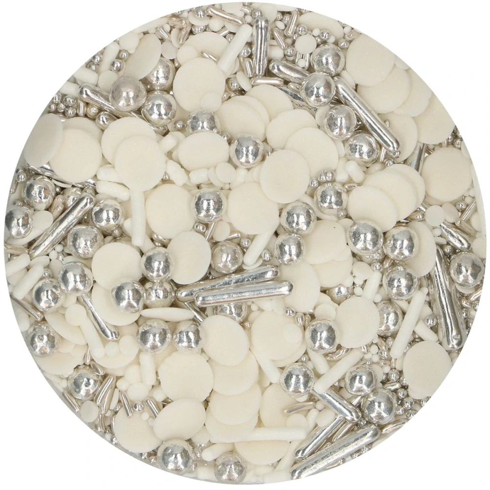 Posyp - FC sprinkle medley silver chic 65g