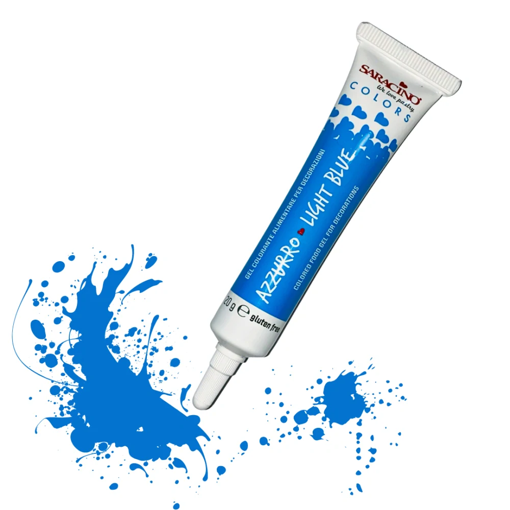 Gélová farba Saracino - Light blue 20g