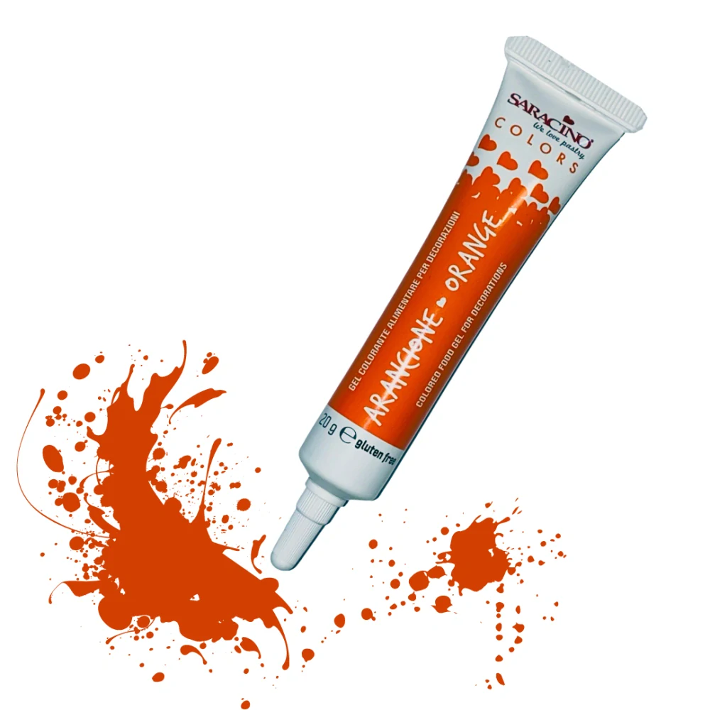 Gélová farba Saracino - Orange 20g