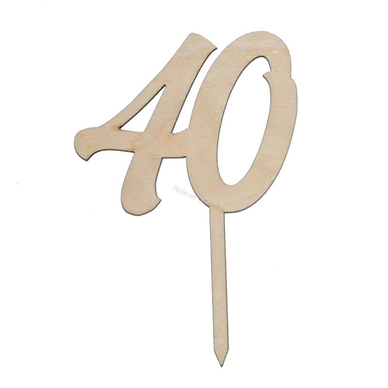 Zápich drevený 40