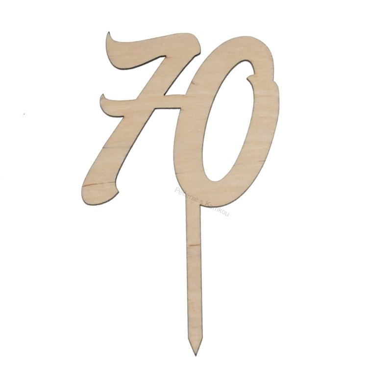 Zápich drevený 70