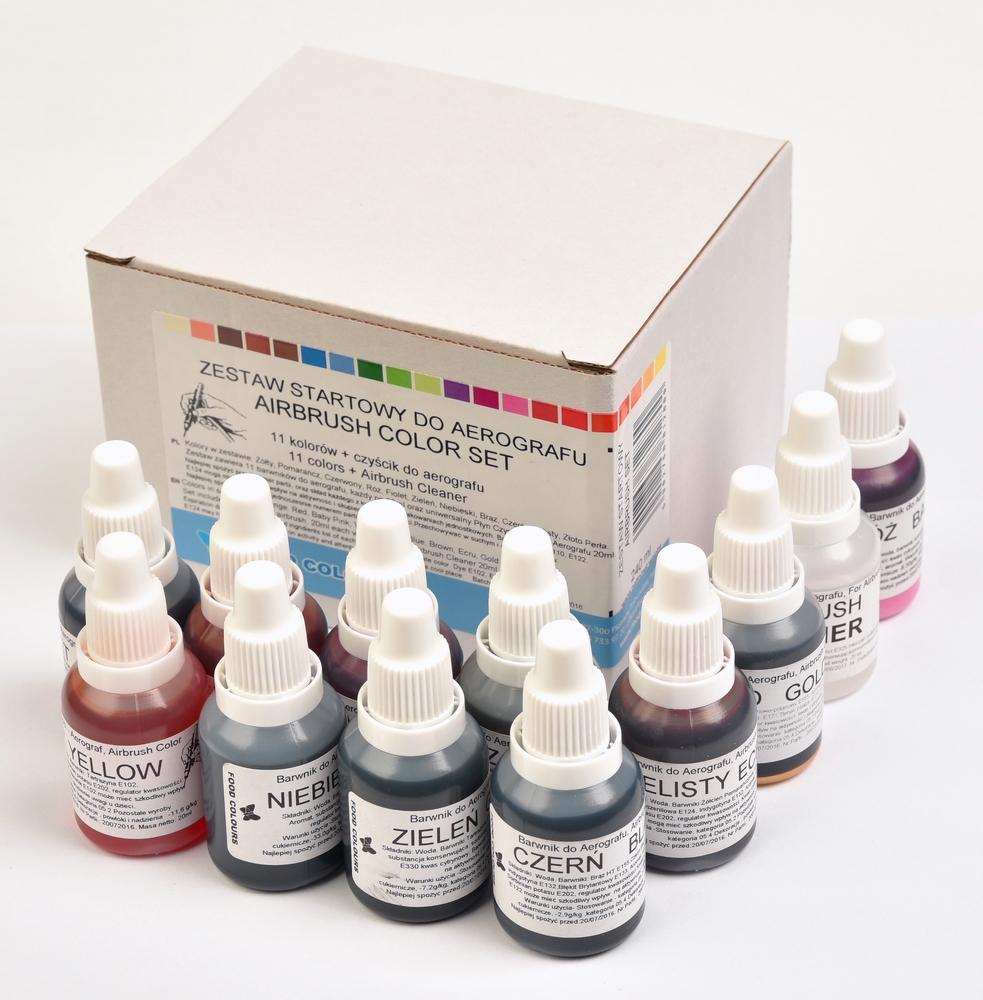 Airbrush sada farieb 12x 20ml