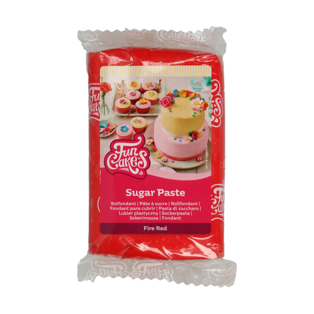 FunCakes fondant - Fire red 250g
