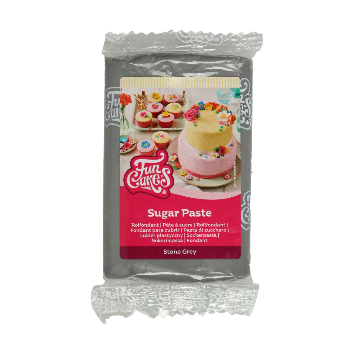 FunCakes fondant - Stone grey 250g