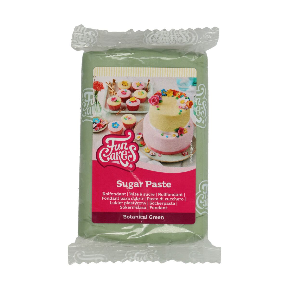 FunCakes fondant - Botanical green 250g