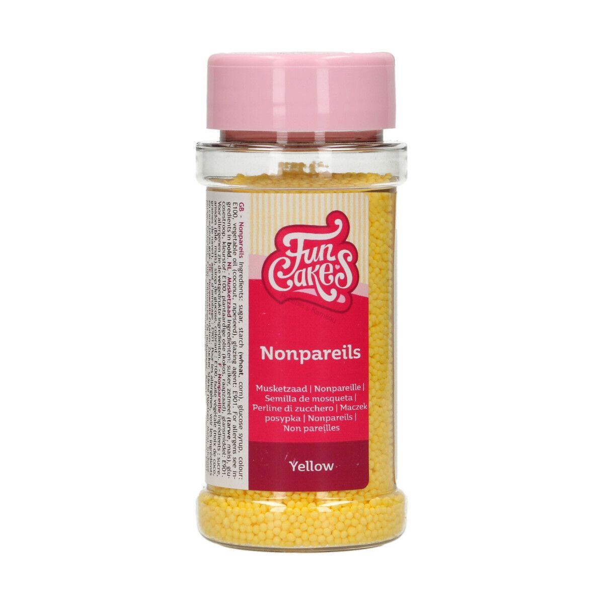 Posyp - FC mini guličky yellow 80g