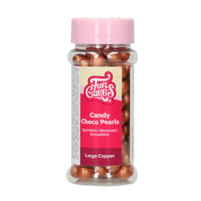 Posyp - FC čokoládové perly veľké copper 70g