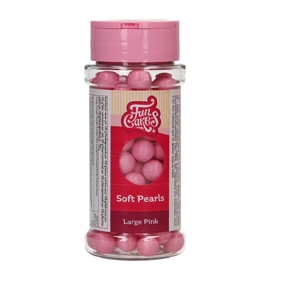 Posyp - FC veľké perly soft  ružové 70g
