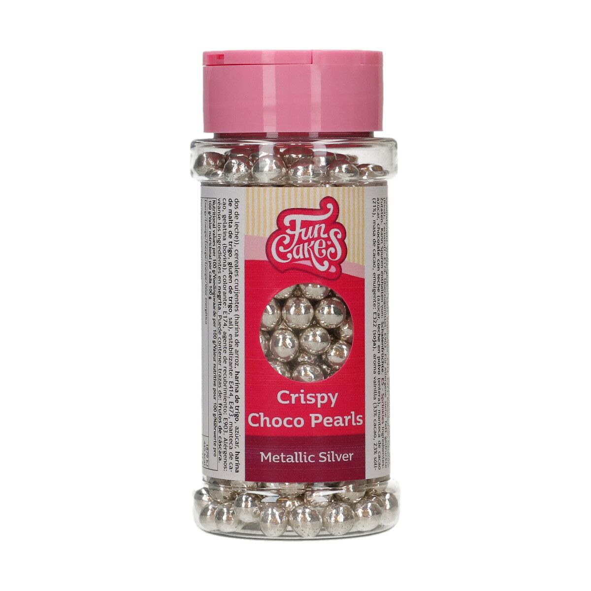 Posyp - FC crispy choco pearls metallic silver 60g