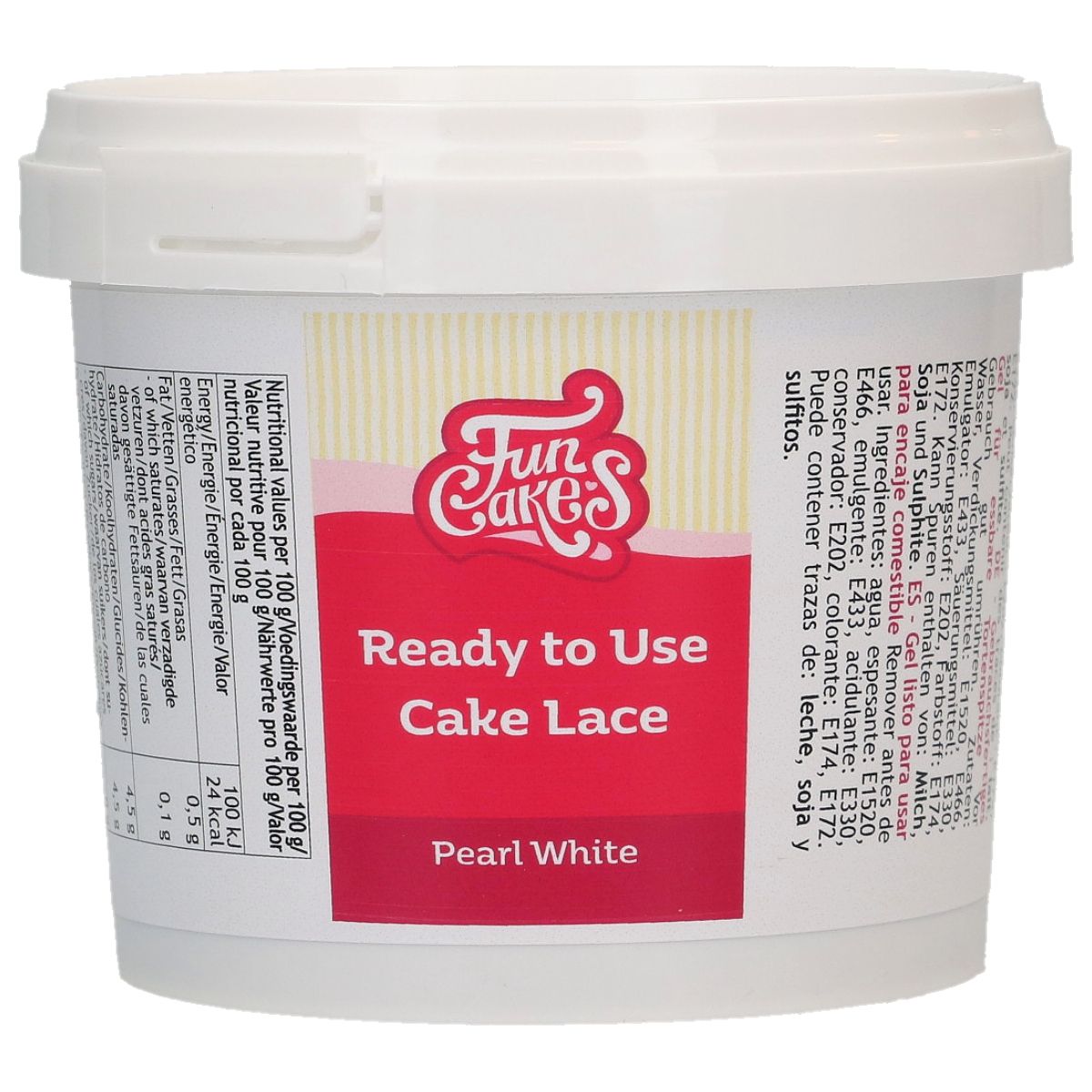 FC Hotová hmota na krajku - biela perleť 200g