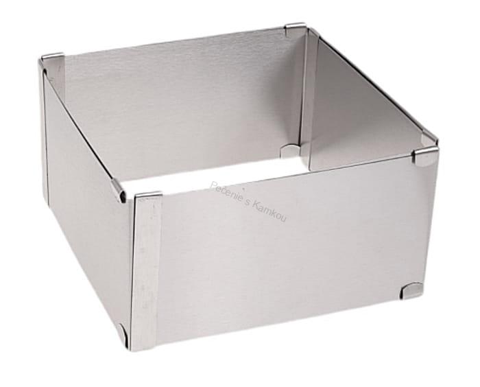 Forma nerezová posuvná 15-28 H8cm