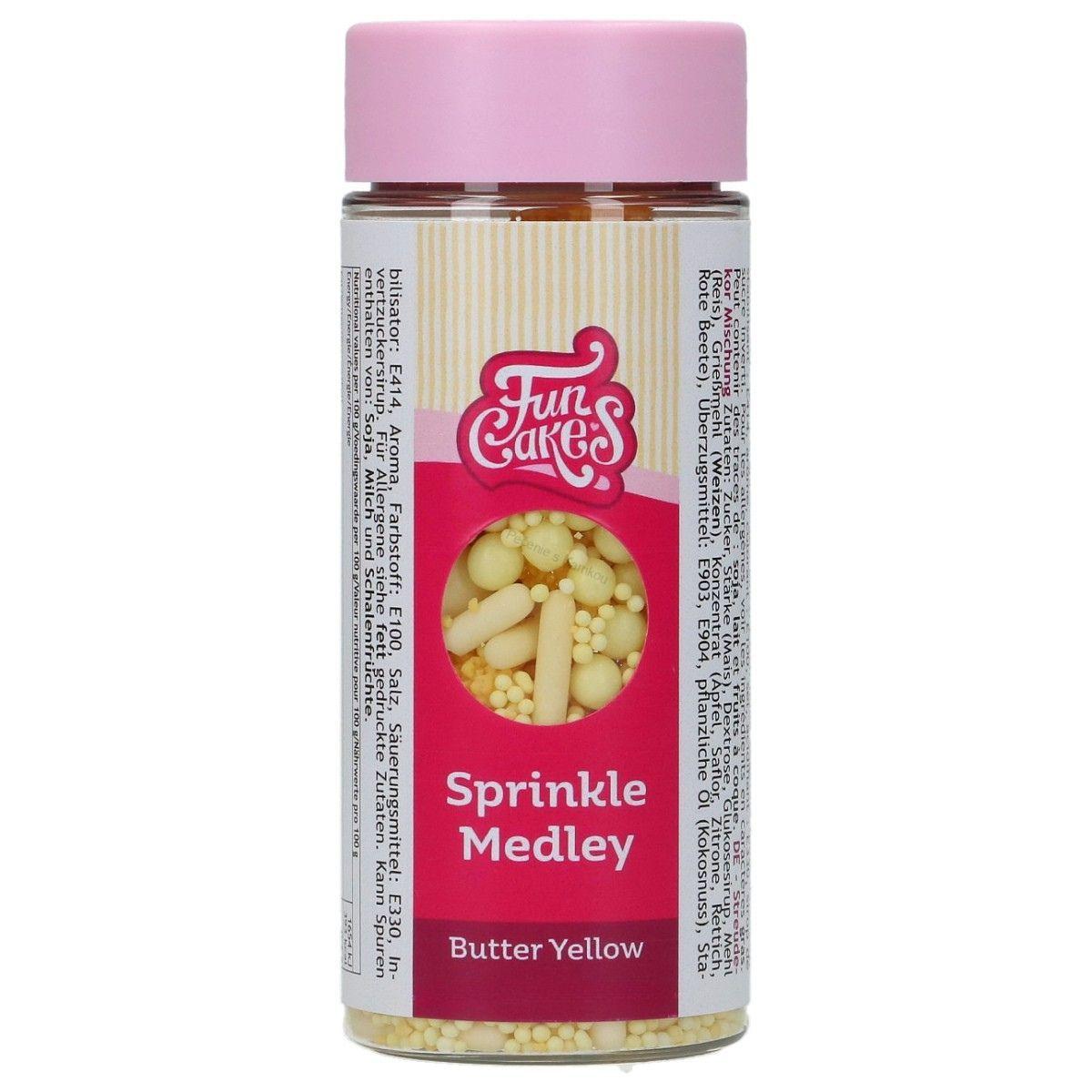 Posyp - FC sprinkle medley butter yellow 70g