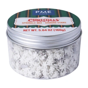 PME posyp Christmas sprinkles silver shining stars 160g