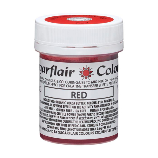Farba na čokoládu red 35g