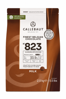 Čokoláda CALLEBAUT Mliečna 2,5kg
