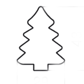 Kovová vykrajovačka - strom I 104