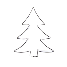 Kovová vykrajovačka - strom 3117