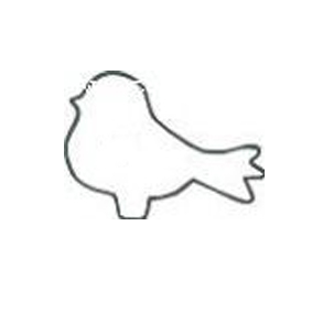 Kovová vykrajovačka - vtáčik 350