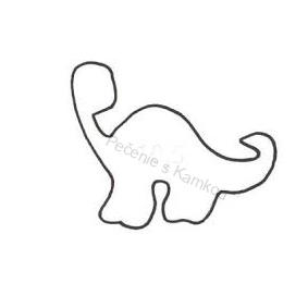 Kovová vykrajovačka - dinosaurus 2528