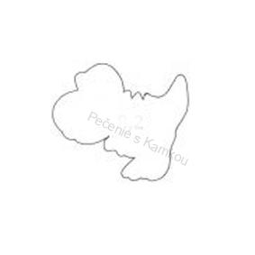 Kovová vykrajovačka - dinosaurus 2643