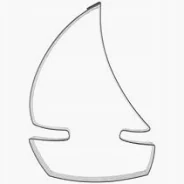 Kovová vykrajovačka - plachetnica 2547