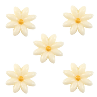 Margarétka bielo žltá 2cm 300ks