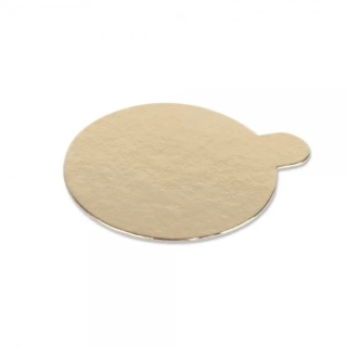 Podnos 8cm zlatý tenký 50ks