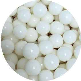57423 - Dekoračný posyp - perly biele 1cm 100g