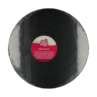 Podnos hrubý čierny 25cm