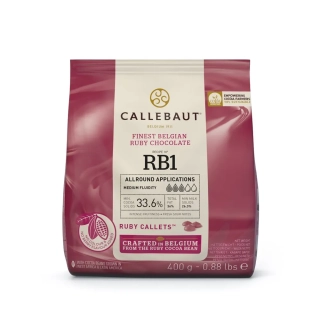 Čokoláda CALLEBAUT RUBY 400g