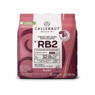 Čokoláda CALLEBAUT RUBY 400g
