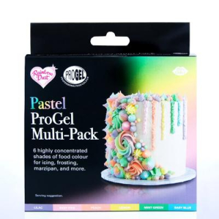 Gélová farba RD ProGel - Multi Pack Pastel 6x25g
