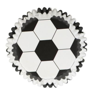 Košíčky na muffiny futbalový motív 30ks