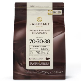 Čokoláda CALLEBAUT Extra Horká 70,5% - 2,5kg