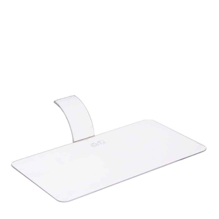 Plastová podložka biela 10x5,5cm 1ks