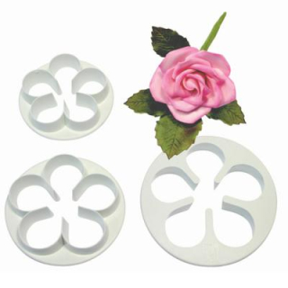 Plastová vykrajovačka kvet č.3/set