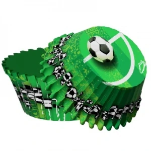 Košíčky na muffiny futbal 50ks