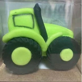 Cukrový traktor zelený 1ks