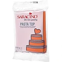Saracino - Poťahová hmota top orange250g