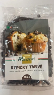 Čokoládové dropsy do muffiniek tmavé 250g