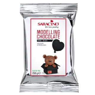 Saracino - Modelovacia čokoláda black 250g