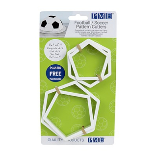 PME Plastová vykrajovačka futbal lopta set 4