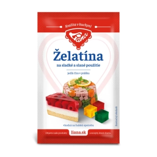 Želatína potravinárska číra 20g