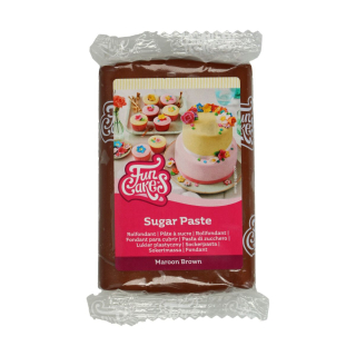 FunCakes fondant - Maroon brown 250g